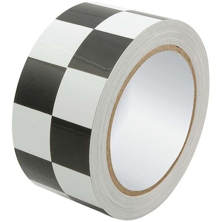 Allstar Performance Allstar Performance ALL14149 2 in. x 45 ft. Racers Tape; Checkered Black & White ALL14149